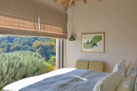 Alpha Homes Corfu Real Estate Villa Kassiopi double bed