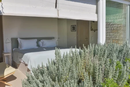 Alpha Homes Corfu Real Estate Stone Villa plants