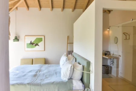 Alpha Homes Corfu Real Estate Stone Villa double bed