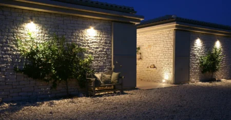 Alpha Homes Corfu Real Estate Kassiopi Stone Villa Front gate